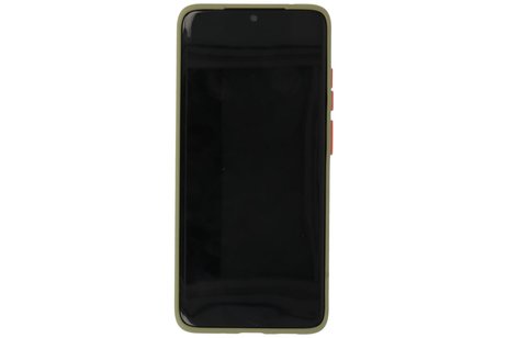 BAOHU Hoesje Geschikt voor de Samsung Galaxy S20 Ultra - Hard Case Backcover Telefoonhoesje - Groen