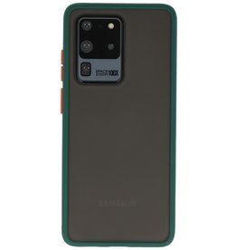 BAOHU Samsung Galaxy S20 Ultra Hoesje Hard Case Backcover Telefoonhoesje Donker Groen