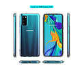 BAOHU Schokbestendig Back Cover Hoesje - Shockproof Telefoonhoesje -  Geschikt voor  Samsung Galaxy S20 - Transparant