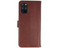 Rico Vitello Echt Lederen Booktype Hoesje voor Samsung Galaxy S20 Plus - Mocca