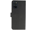 BAOHU Hoesje Geschikt voor de Samsung Galaxy S20 Plus - Kaarthouder Book Case Telefoonhoesje - Zwart