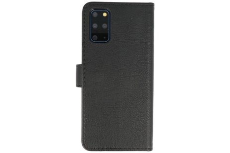BAOHU Hoesje Geschikt voor de Samsung Galaxy S20 Plus - Kaarthouder Book Case Telefoonhoesje - Zwart