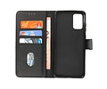 BAOHU Hoesje Geschikt voor de Samsung Galaxy S20 Plus - Kaarthouder Book Case Telefoonhoesje - Zwart