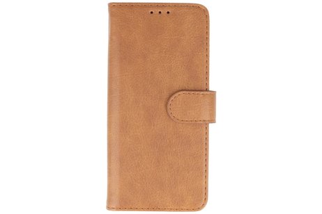 BAOHU Hoesje Geschikt voor de Samsung Galaxy S20 Plus - Kaarthouder Book Case Telefoonhoesje - Bruin