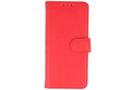 Hoesje Geschikt voor de Samsung Galaxy S20 - Kaarthouder Book Case Telefoonhoesje - Rood