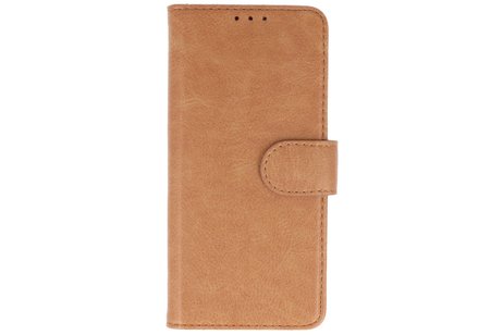 BAOHU Hoesje Geschikt voor de Samsung Galaxy S20 - Kaarthouder Book Case Telefoonhoesje - Bruin