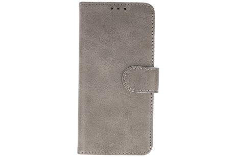 BAOHU Hoesje Geschikt voor de Samsung Galaxy S20 - Kaarthouder Book Case Telefoonhoesje - Grijs