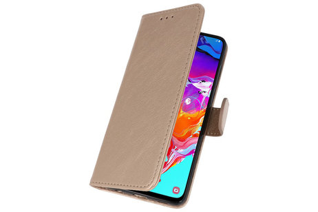 BAOHU Hoesje Geschikt voor de Samsung Galaxy S20 Ultra - Kaarthouder Book Case Telefoonhoesje - Goud