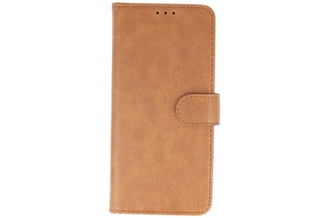 BAOHU Hoesje Geschikt voor de Samsung Galaxy S20 Ultra - Kaarthouder Book Case Telefoonhoesje - Bruin