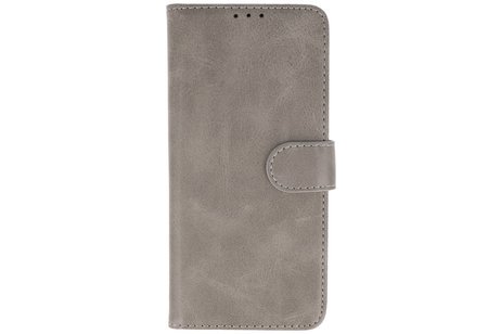 BAOHU Hoesje Geschikt voor de Samsung Galaxy S20 Ultra - Kaarthouder Book Case Telefoonhoesje - Grijs