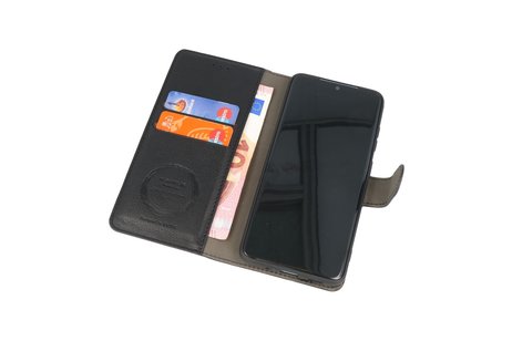BAOHU KAIYUE - Luxe Portemonnee Hoesje - Pasjeshouder Telefoonhoesje - Wallet Case - Geschikt voor Samsung Galaxy A31 - Zwart