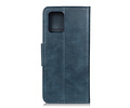 BAOHU Zakelijke Book Case Telefoonhoesje Geschikt voor de Samsung Galaxy A71 5G - Portemonnee Hoesje - Pasjeshouder Wallet Case - Blauw