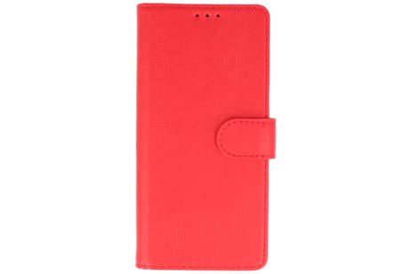 BAOHU Hoesje Geschikt voor Samsung Galaxy A71 - Kaarthouder Book Case Telefoonhoesje - Rood