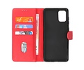 BAOHU Hoesje Geschikt voor Samsung Galaxy A71 - Kaarthouder Book Case Telefoonhoesje - Rood