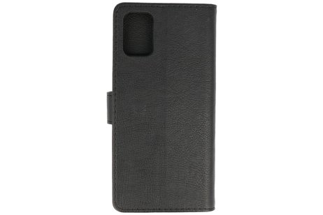 BAOHU Hoesje Geschikt voor Samsung Galaxy A71 - Kaarthouder Book Case Telefoonhoesje - Zwart