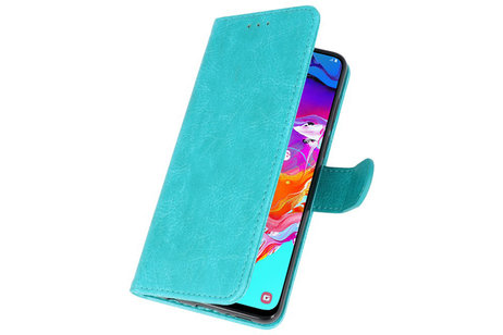 Hoesje Geschikt voor de Samsung Galaxy Note 10 Lite - Kaarthouder Book Case Telefoonhoesje - Groen