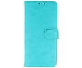 Hoesje Geschikt voor de Samsung Galaxy Note 10 Lite - Kaarthouder Book Case Telefoonhoesje - Groen