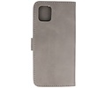 BAOHU Hoesje Geschikt voor de Samsung Galaxy Note 10 Lite - Kaarthouder Book Case Telefoonhoesje - Grijs