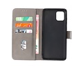 BAOHU Hoesje Geschikt voor de Samsung Galaxy Note 10 Lite - Kaarthouder Book Case Telefoonhoesje - Grijs