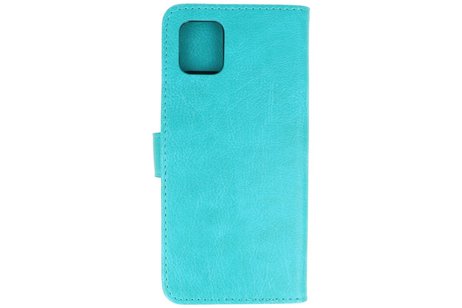 BAOHU Hoesje Geschikt voor de Samsung Galaxy Note 10 Lite - Kaarthouder Book Case Telefoonhoesje - Groen