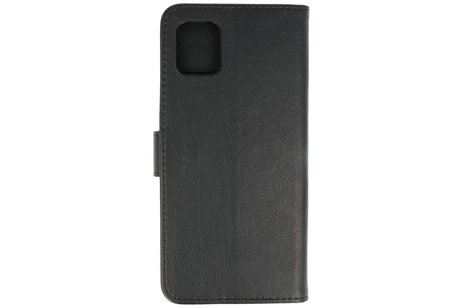 BAOHU Hoesje Geschikt voor de Samsung Galaxy Note 10 Lite - Kaarthouder Book Case Telefoonhoesje - Zwart