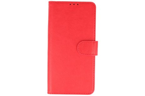 BAOHU Hoesje Geschikt voor Samsung Galaxy A11 - Kaarthouder Book Case Telefoonhoesje - Rood