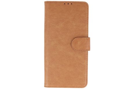 Samsung Galaxy A11 Hoesje Kaarthouder Book Case Telefoonhoesje Bruin