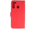 BAOHU Hoesje Geschikt voor Samsung Galaxy A21 - Kaarthouder Book Case Telefoonhoesje - Rood