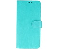 BAOHU Hoesje Geschikt voor Samsung Galaxy A21 - Kaarthouder Book Case Telefoonhoesje - Groen