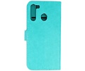 BAOHU Hoesje Geschikt voor Samsung Galaxy A21 - Kaarthouder Book Case Telefoonhoesje - Groen