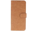 BAOHU Hoesje Geschikt voor Samsung Galaxy A21 - Kaarthouder Book Case Telefoonhoesje - Bruin