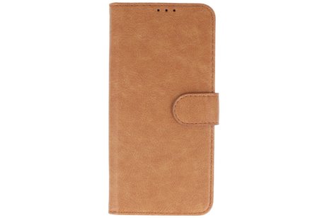 BAOHU Hoesje Geschikt voor Samsung Galaxy A21 - Kaarthouder Book Case Telefoonhoesje - Bruin