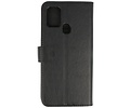 BAOHU Hoesje Geschikt voor Samsung Galaxy A21s - Kaarthouder Book Case Telefoonhoesje - Zwart