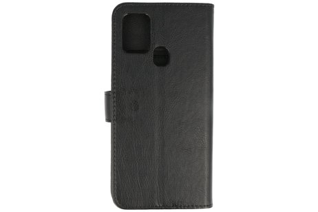 BAOHU Hoesje Geschikt voor Samsung Galaxy A21s - Kaarthouder Book Case Telefoonhoesje - Zwart