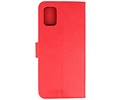 Samsung Galaxy A31 Hoesje Kaarthouder Book Case Telefoonhoesje Rood