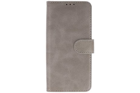 Samsung Galaxy A31 Hoesje Kaarthouder Book Case Telefoonhoesje Grijs