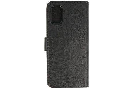 Samsung Galaxy A41 Hoesje Kaarthouder Book Case Telefoonhoesje Zwart