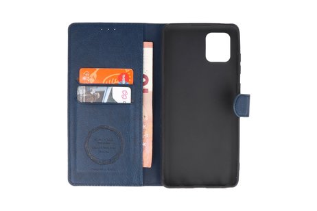 BAOHU KAIYUE - Luxe Portemonnee Hoesje - Pasjeshouder Telefoonhoesje - Wallet Case - Geschikt voor Samsung Galaxy S10 Lite - Navy
