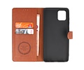 KAIYUE - Luxe Portemonnee Hoesje - Pasjeshouder Telefoonhoesje - Wallet Case - Geschikt voor Samsung Galaxy S10 Lite - Bruin