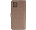 BAOHU KAIYUE - Luxe Portemonnee Hoesje - Pasjeshouder Telefoonhoesje - Wallet Case - Geschikt voor Samsung Galaxy Note 10 Lite - Grijs