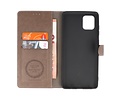 KAIYUE - Luxe Portemonnee Hoesje - Pasjeshouder Telefoonhoesje - Wallet Case - Geschikt voor Samsung Galaxy Note 10 Lite - Grijs