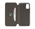 Slim Folio Case - Book Case Telefoonhoesje - Folio Flip Hoesje - Geschikt voor Samsung Galaxy A41 - Grijs