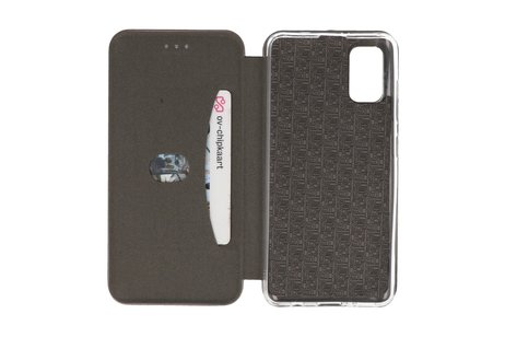 Slim Folio Case - Book Case Telefoonhoesje - Folio Flip Hoesje - Geschikt voor Samsung Galaxy A41 - Grijs