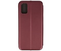 Slim Folio Case - Book Case Telefoonhoesje - Folio Flip Hoesje - Geschikt voor Samsung Galaxy A41 - Bordeaux Rood