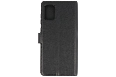 KAIYUE - Luxe Portemonnee Hoesje - Pasjeshouder Telefoonhoesje - Wallet Case - Geschikt voor Samsung Galaxy A31 - Zwart