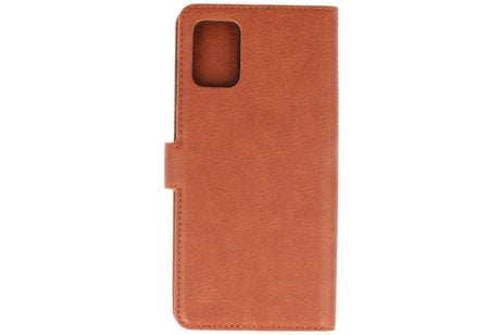 BAOHU KAIYUE - Luxe Portemonnee Hoesje - Pasjeshouder Telefoonhoesje - Wallet Case - Geschikt voor Samsung Galaxy A31 - Bruin
