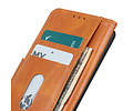 Zakelijke Book Case Telefoonhoesje voor Samsung Galaxy A21s - Bruin