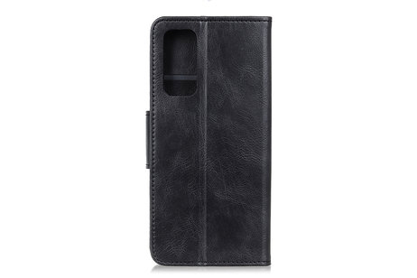 BAOHU Zakelijke Book Case Telefoonhoesje Geschikt voor de Samsung Galaxy Note 20 - Portemonnee Hoesje - Pasjeshouder Wallet Case - Zwart