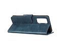 Zakelijke Book Case Telefoonhoesje voor Samsung Galaxy Note 20 - Blauw