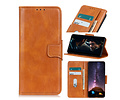 BAOHU Zakelijke Book Case Telefoonhoesje Geschikt voor de Oppo Find X2 - Portemonnee Hoesje - Pasjeshouder Wallet Case - Bruin